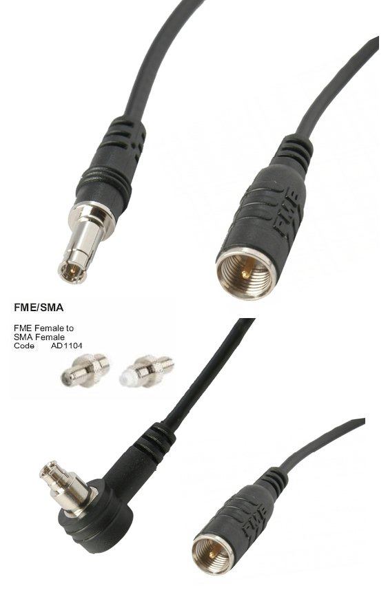 ANTENNA FME PATCH LEAD (PIG TAIL) ADAPTOR FOR TELSTRA, SIERRA & ZTE MODEMS