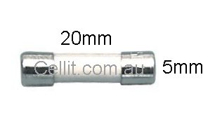 CERAMIC SLOW BLOW FUSE - 20mm. MICROWAVE OVENS etc. VARIOUS AMPS. X1 - Click Image to Close