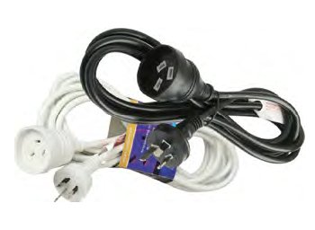 STANDARD HOUSEHOLD POWER EXTENSION LEAD - 3mtr.