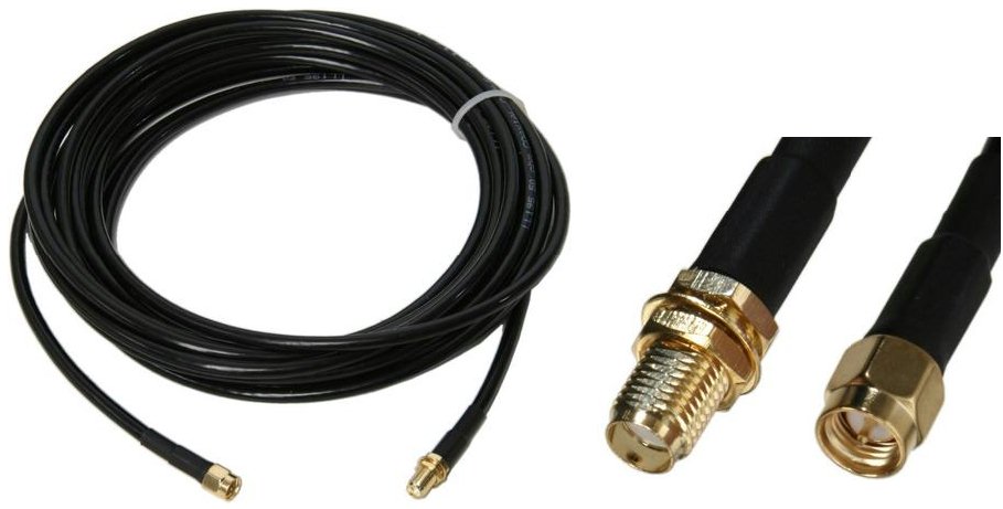 SMA Female TO SMA Male LL195 LMR200 Low Loss coaxial cable