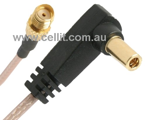 ANTENNA-AERIAL SSMB SMA PATCH LEAD (PIG TAIL) ADAPTOR FOR HUAWEI SIERRA WIRELES MODEMS. RIGHT ANGLED
