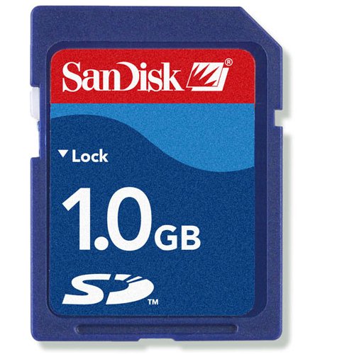 SANDISK SD MEMORY CARD - 1GB